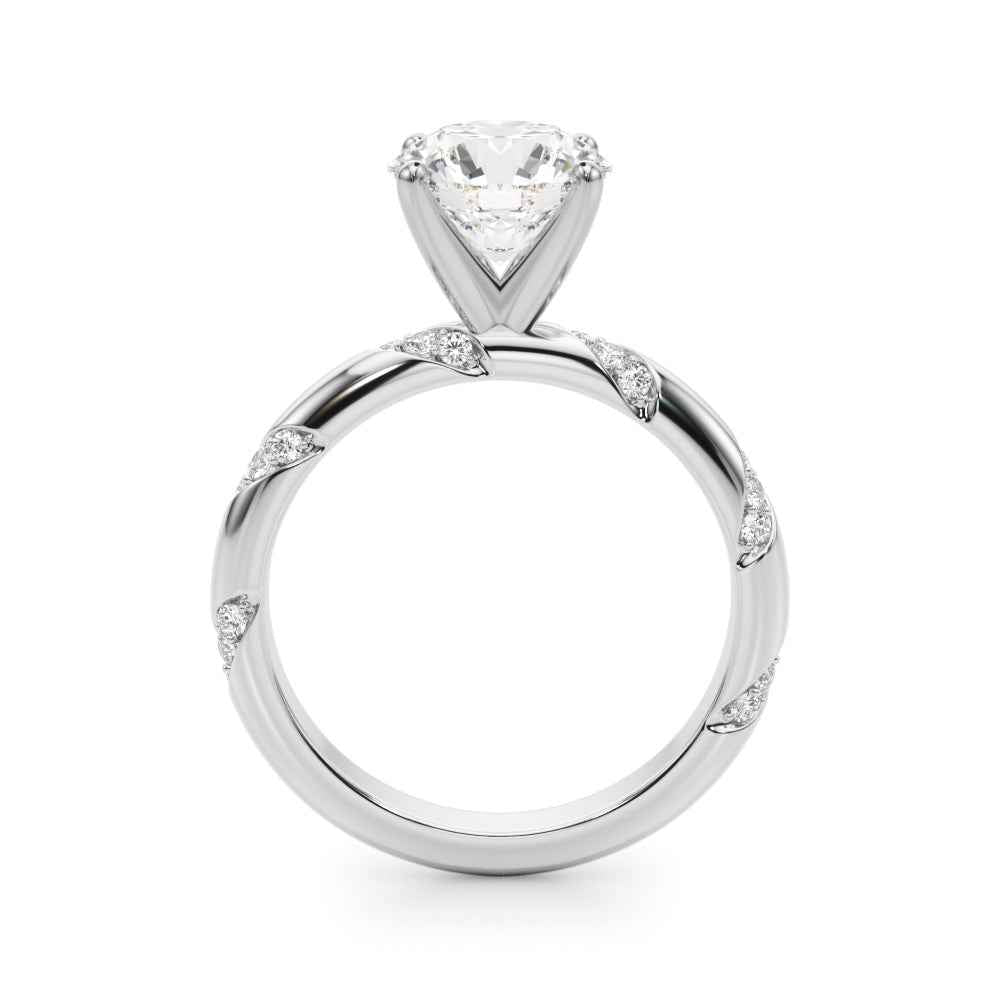 14k Yellow Gold 1/4 CTW Semi-Mount Engagement Ring - Style