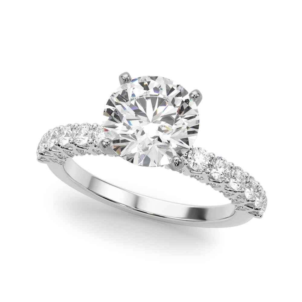 14kt White Gold 3/4 ct tw SI1-SI2, G-H Engagement Ring - Style