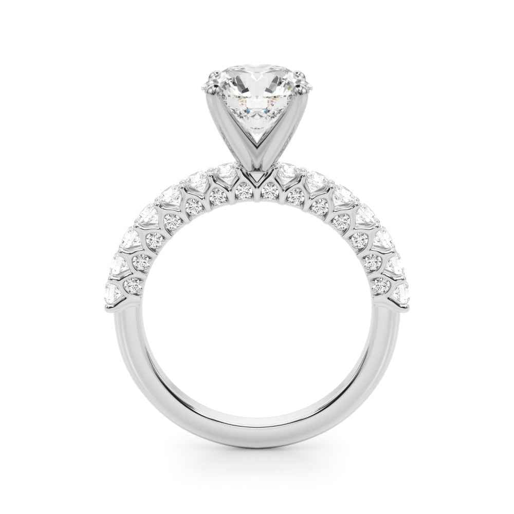 14kt White Gold 3/4 ct tw SI1-SI2, G-H Engagement Ring - Style