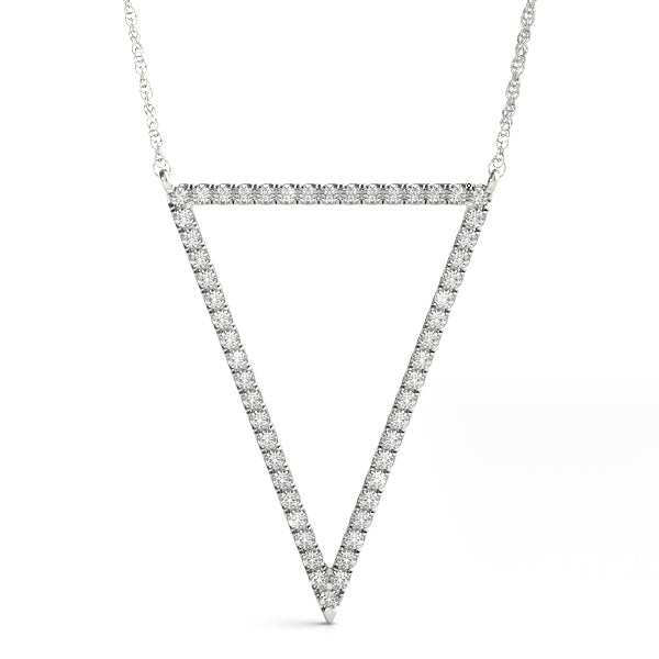 14kt White Gold 1/4 CTW Diamond Pendant Necklace