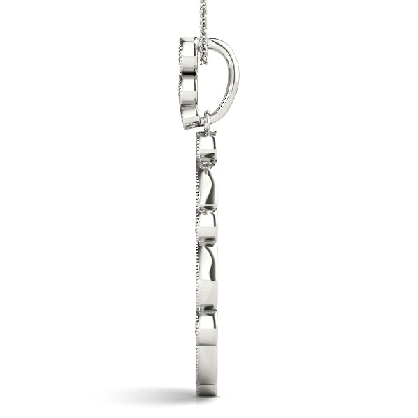 14kt White Gold 1/2 ct TW SI2 H-I Diamond Fashion Pendant Necklace