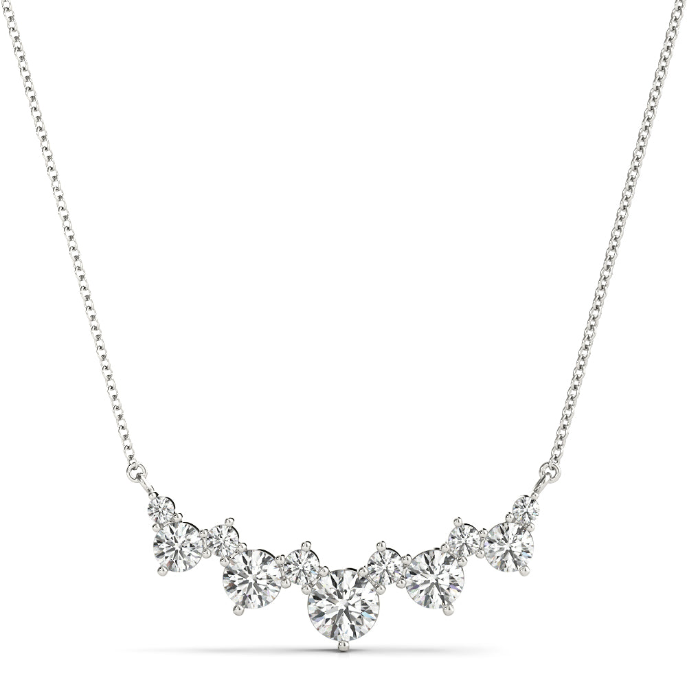 14kt White Gold 7/8 Carat TW SI2 H-I Diamond Fashion Pendant Necklace