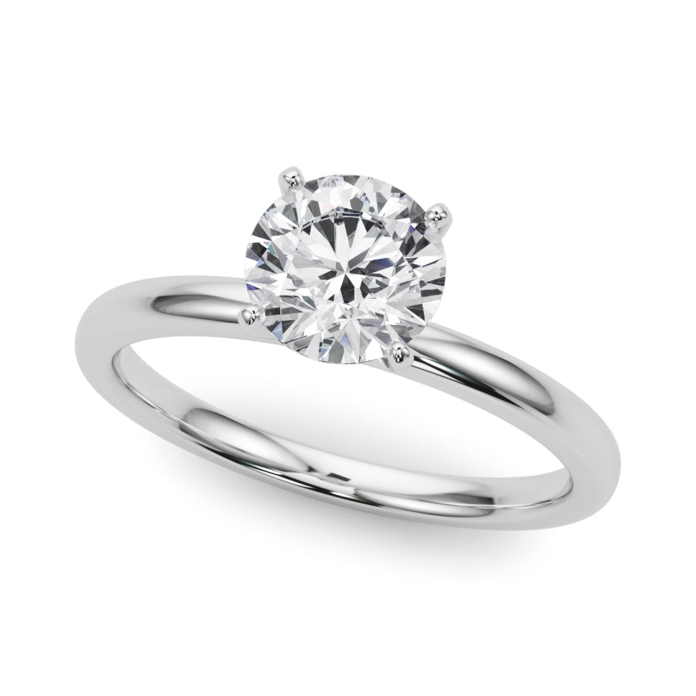 Elegant 14kt White Gold Remount Ring - Approx. 1.72 DWT Polished Weight
