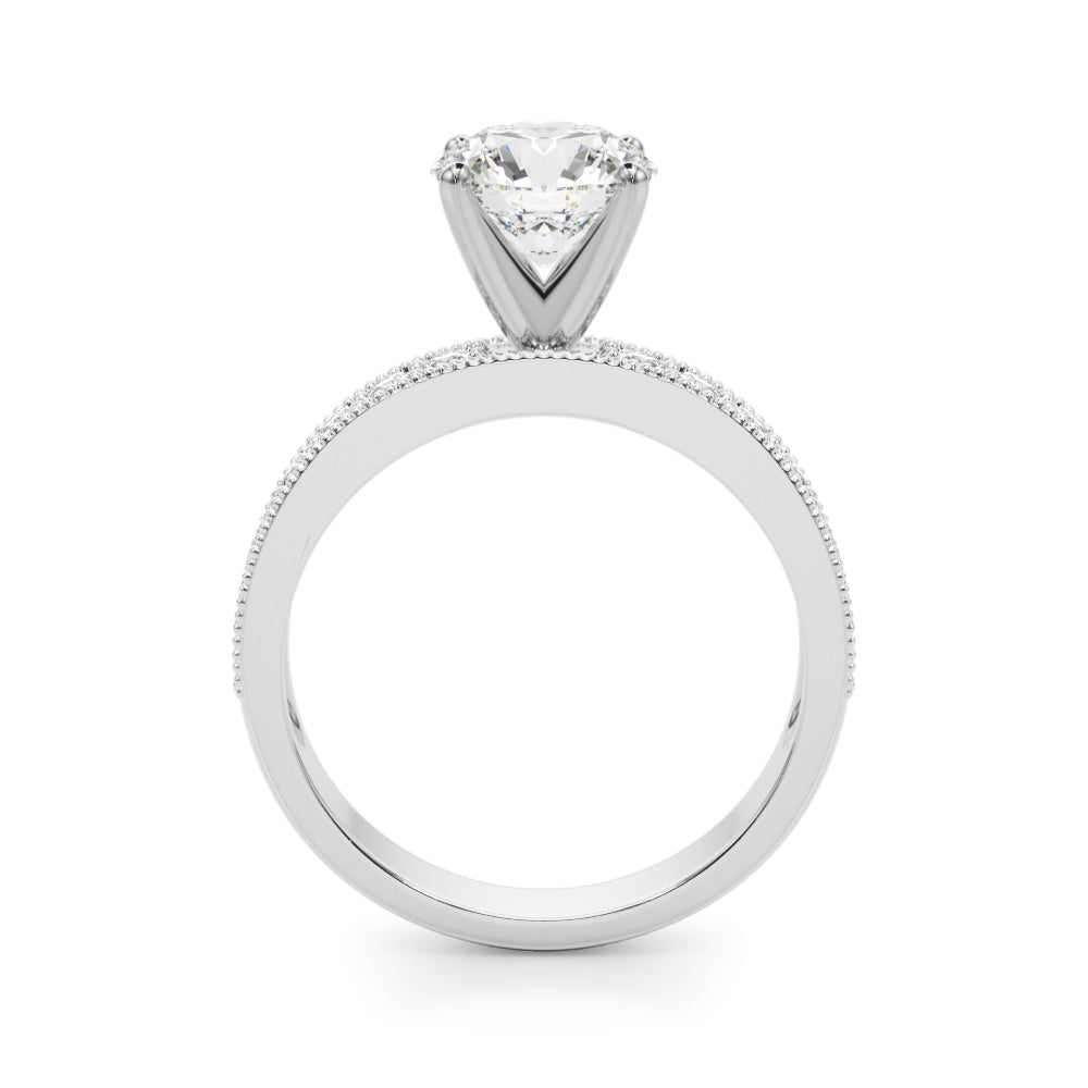 14kt White Gold 1/5 ct tw SI1-H Diamond Engagement Ring
