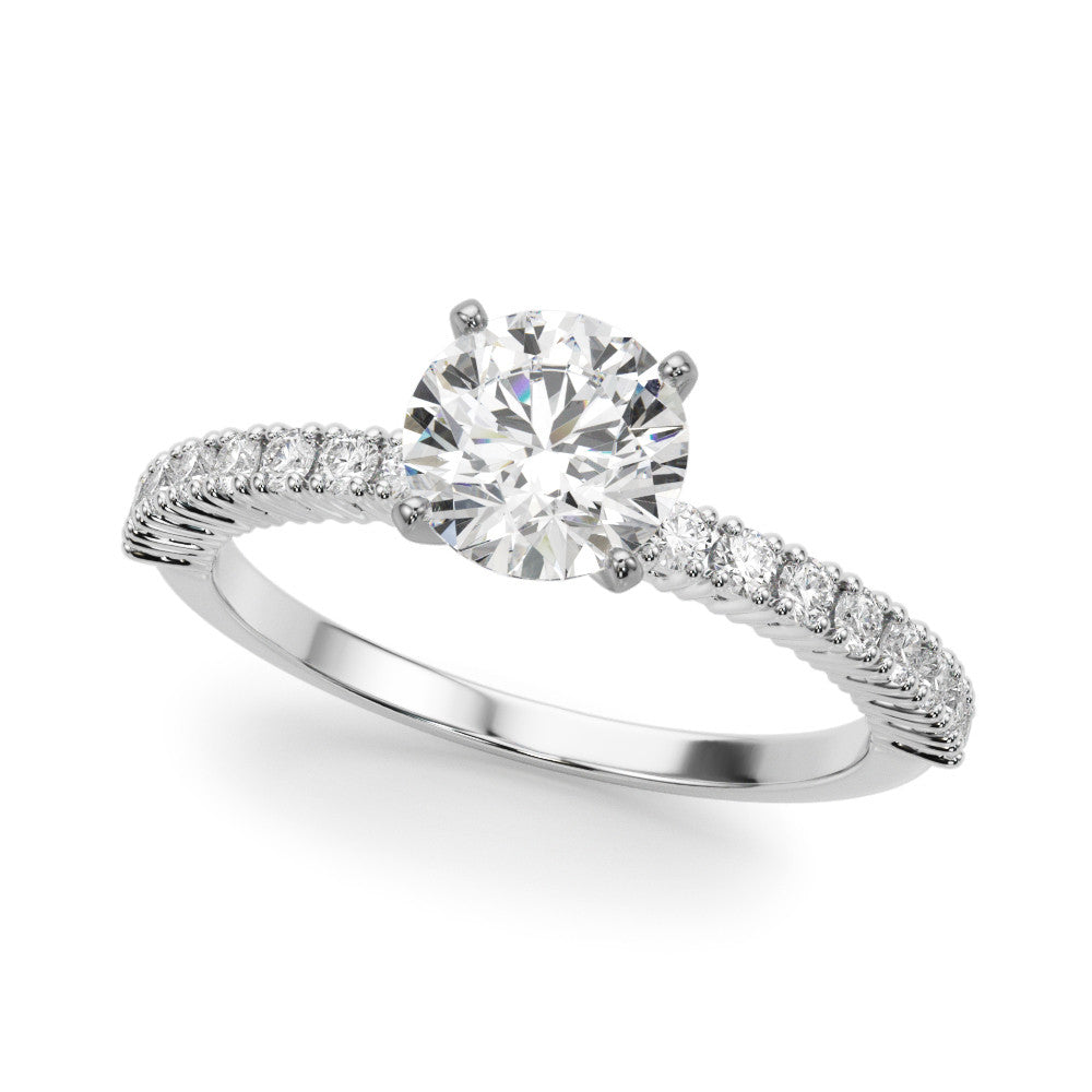 14kt White Gold 1/4 ct tw SI1-SI2, G-H Diamond Engagement Ring - Style
