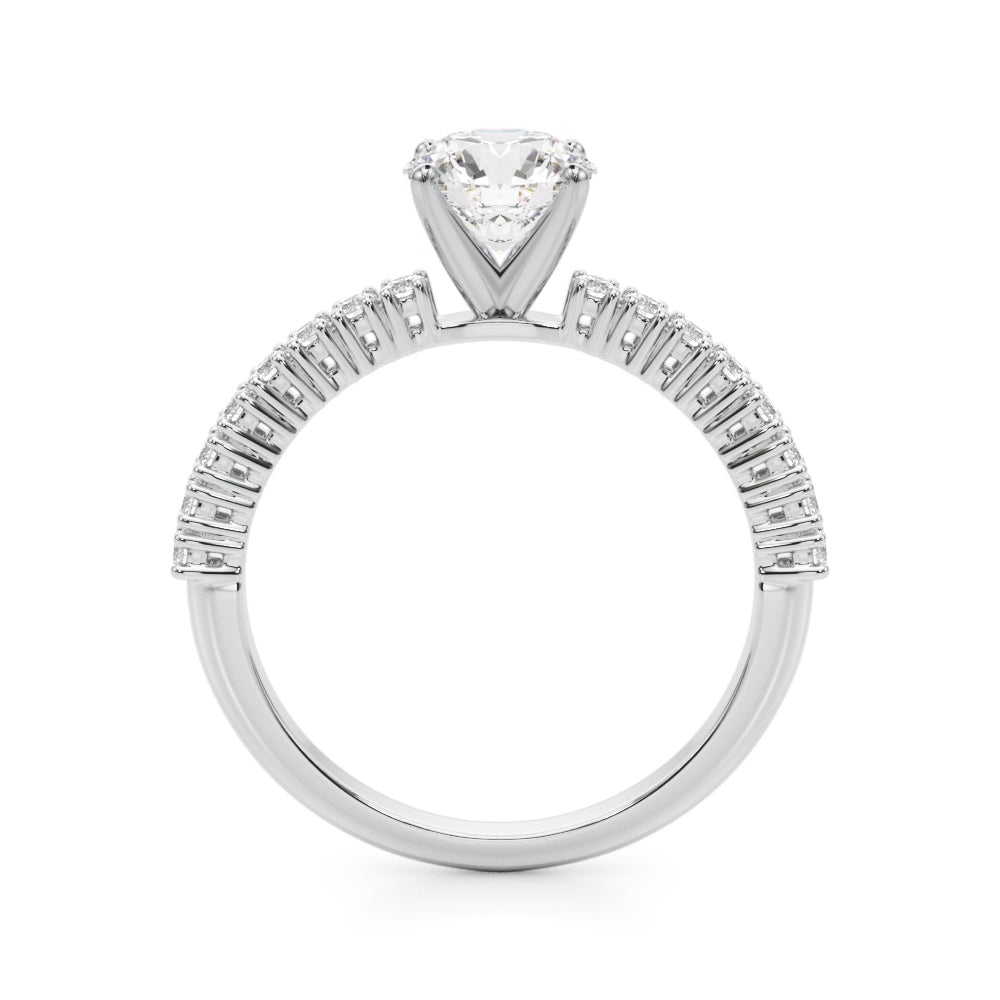 14kt White Gold 1/4 ct tw SI1-SI2, G-H Diamond Engagement Ring - Style