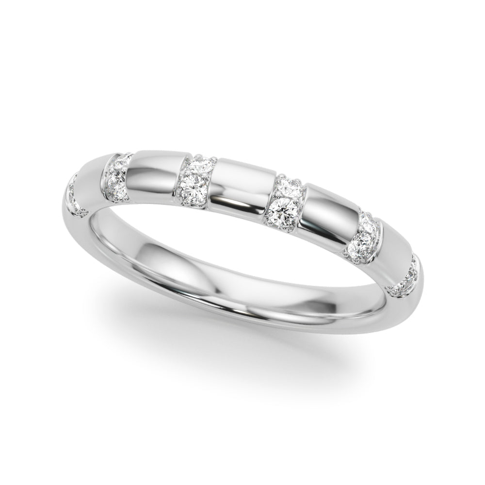 1/5 CT TW Diamond Wedding Band in 14kt Yellow Gold - Adjustable & Customizable