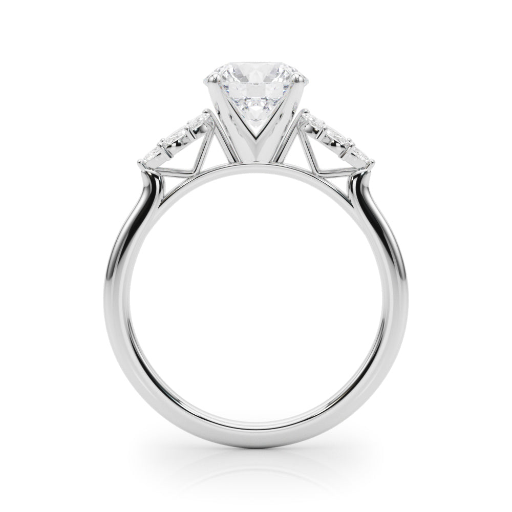 Elegant 14kt White Gold 1/3 CTW SI1-SI2 G-H Diamond Engagement Ring