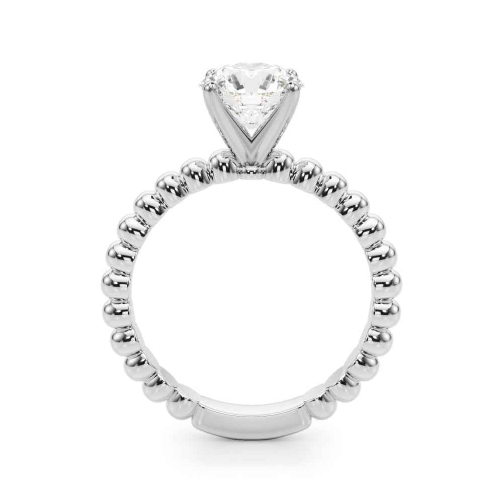 Elegant Bead Engagement Ring for Unforgettable Moments