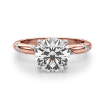 14k Yellow Gold 1/4 CTW Semi-Mount Engagement Ring - Style 