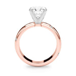 14kt White Gold 1/8 CTW Diamond Semi-Mount Ring Setting - Style 