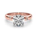 14kt White Gold 1/8 CTW Diamond Semi-Mount Ring Setting - Style 