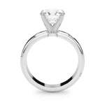 14kt White Gold 1/8 CTW Diamond Semi-Mount Ring Setting - Style 