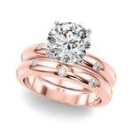 14kt White Gold 1/8 CTW Diamond Semi-Mount Ring Setting - Style 