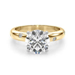 14kt White Gold 1/8 CTW Diamond Semi-Mount Ring Setting - Style 