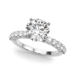 14kt White Gold 3/4 ct tw SI1-SI2, G-H Engagement Ring - Style 
