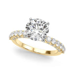 14kt White Gold 3/4 ct tw SI1-SI2, G-H Engagement Ring - Style 