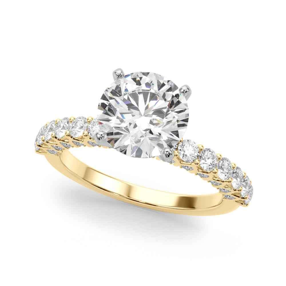14kt White Gold 3/4 ct tw SI1-SI2, G-H Engagement Ring - Style 
