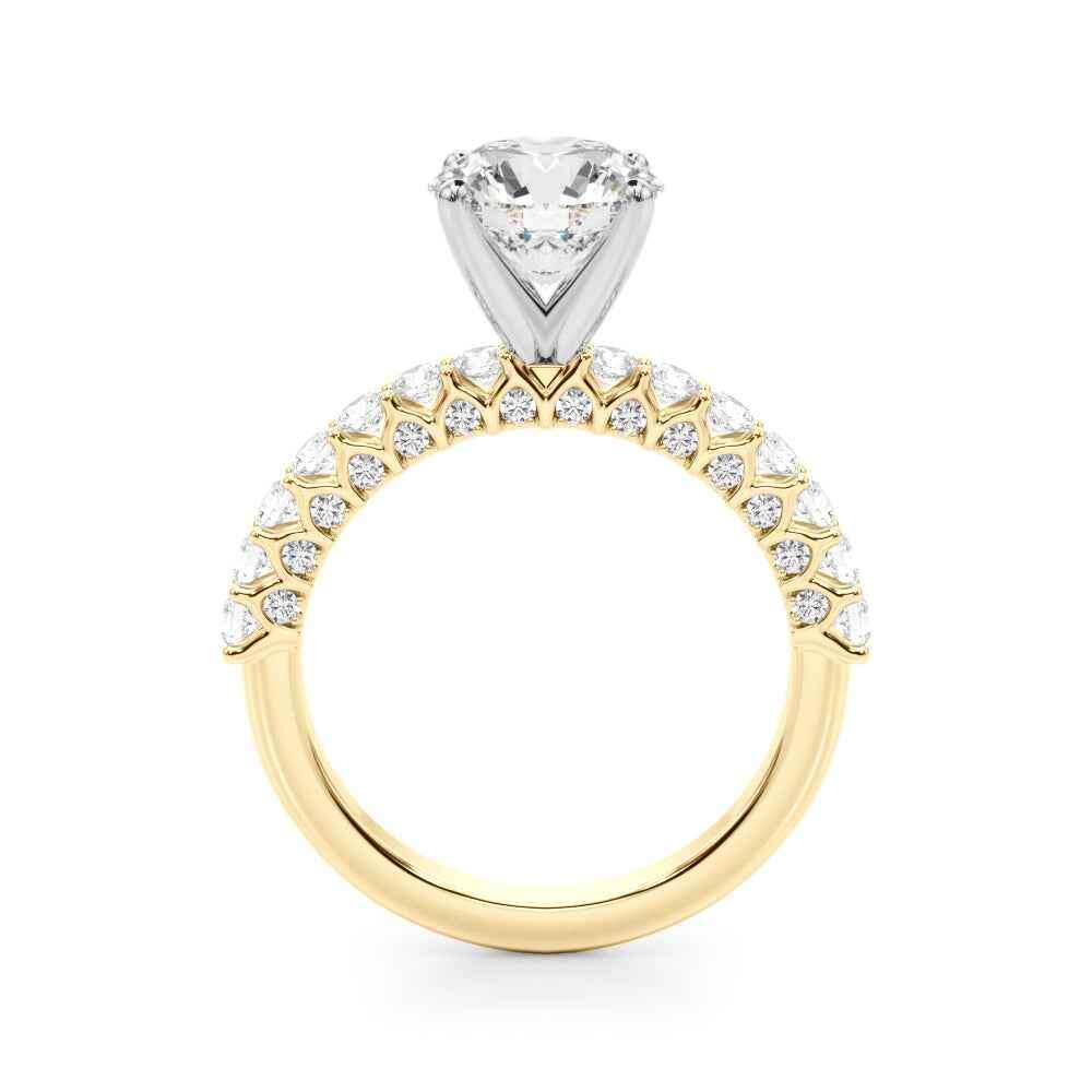 14kt White Gold 3/4 ct tw SI1-SI2, G-H Engagement Ring - Style 