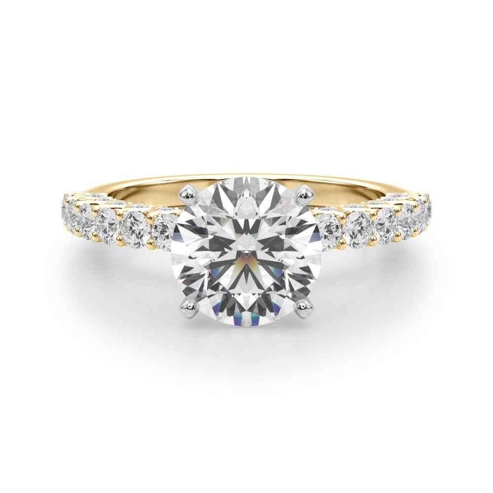 14kt White Gold 3/4 ct tw SI1-SI2, G-H Engagement Ring - Style 
