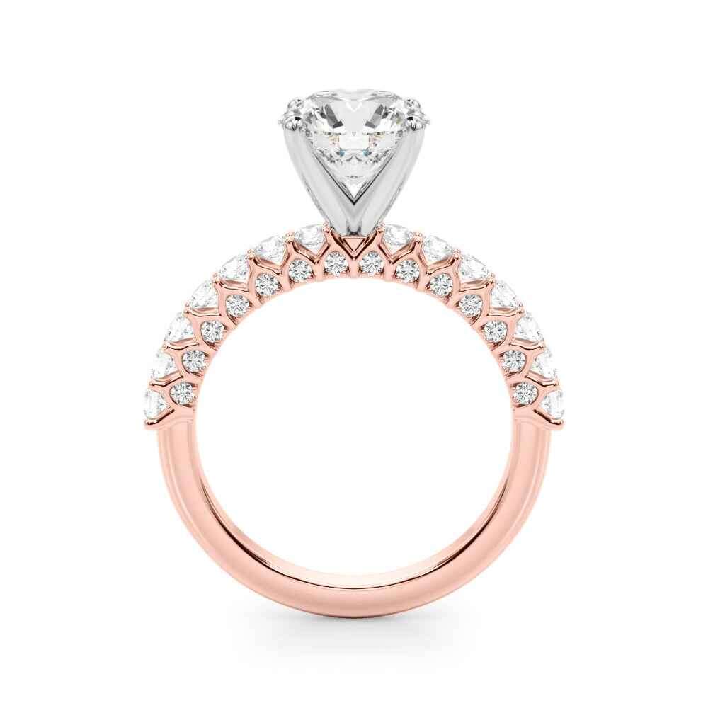 14kt White Gold 3/4 ct tw SI1-SI2, G-H Engagement Ring - Style 