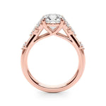 14kt Yellow Gold 1/6 CTW SI1-SI2 G-H Round Diamond Engagement Ring Semi-Mount