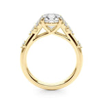 14kt Yellow Gold 1/6 CTW SI1-SI2 G-H Round Diamond Engagement Ring Semi-Mount