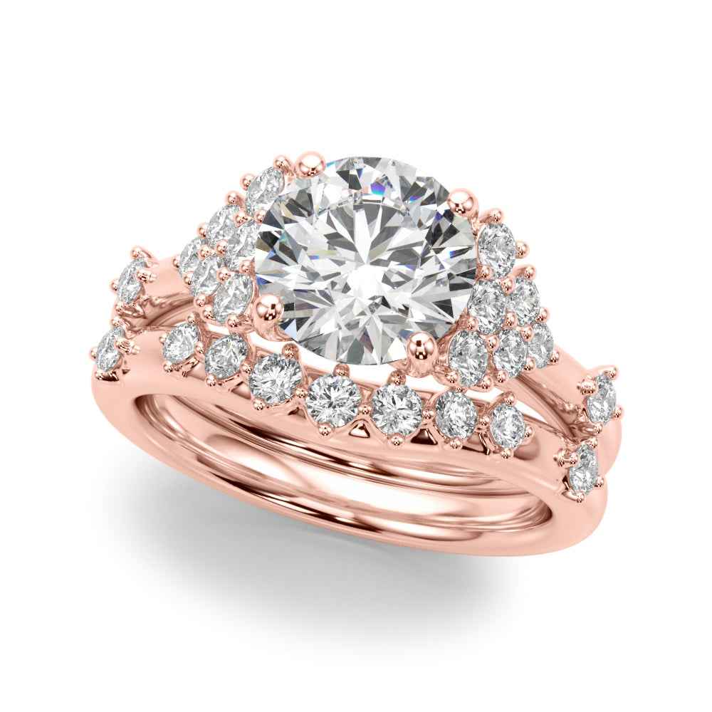 14kt Yellow Gold 1/6 CTW SI1-SI2 G-H Round Diamond Engagement Ring Semi-Mount