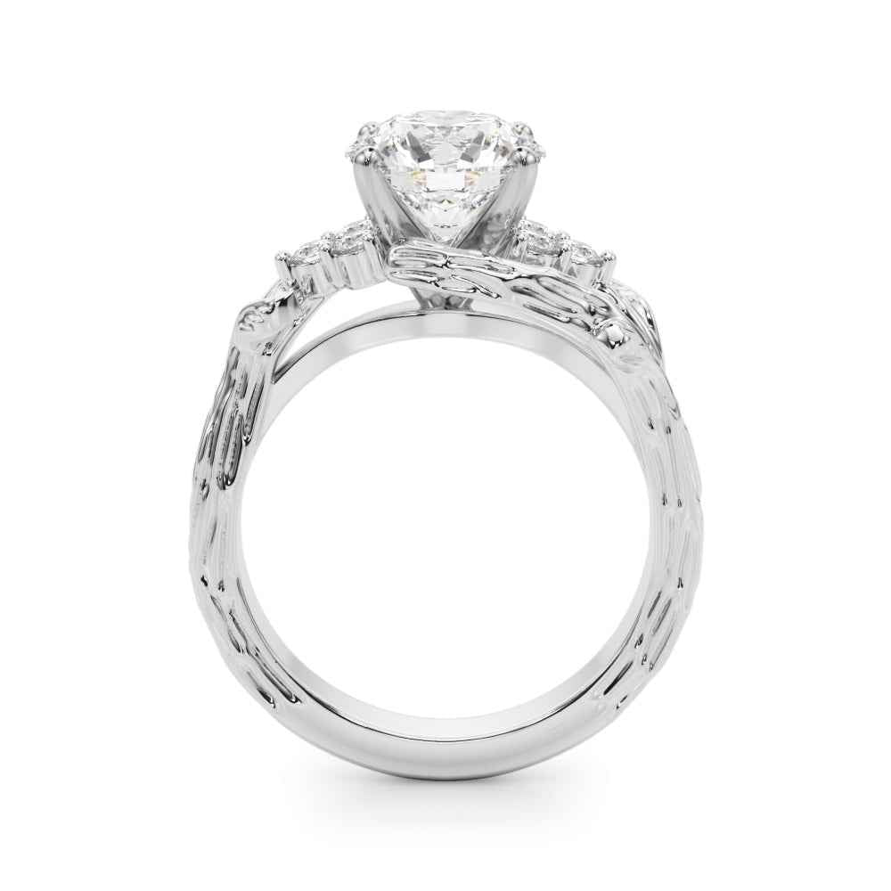 14kt Yellow Gold Engagement Ring Setting with 1/5 ct. tw. SI1-SI2, G-H Diamonds - Style 