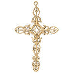 Elegant Religious Cross Pendant Necklace - Style 
