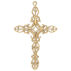Elegant Religious Cross Pendant Necklace - Style 