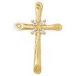 Elegant Religious Cross Pendant Necklace - Style 