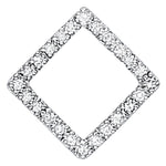14kt White Gold 1/4 CTW SI2 H-I Diamond Pendant - STYLE 