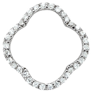 14kt White Gold 1/4 CTW SI2 H-I Diamond Pendant