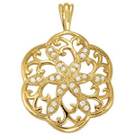 14kt White Gold 1/4 CTW SI2 H-I Diamond Pendant Necklace - STYLE 