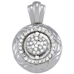 14kt White Gold 1/4 ct tw Diamond Pendant (Pendant Only)