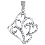 14kt White Gold 1/5 Carat TW SI2 H-I Diamond Pendant
