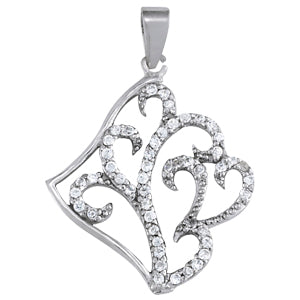 14kt White Gold 1/5 Carat TW SI2 H-I Diamond Pendant