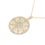 14kt White Gold 7/8 ct TW Diamond Pendant - SI1-SI2, G-H