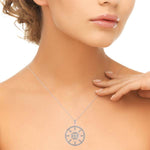 14kt White Gold 7/8 ct TW Diamond Pendant - SI1-SI2, G-H