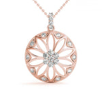 14kt White Gold 1/4 Carat TW SI1-SI2 G-H Diamond Pendant Charm