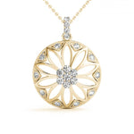 14kt White Gold 1/4 Carat TW SI1-SI2 G-H Diamond Pendant Charm