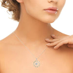 14kt White Gold 1/4 Carat TW SI1-SI2 G-H Diamond Pendant Charm