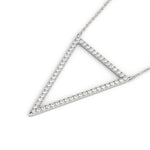 14kt White Gold 1/4 CTW Diamond Pendant Necklace