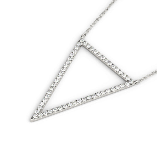 14kt White Gold 1/4 CTW Diamond Pendant Necklace