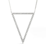 14kt White Gold 1/4 CTW Diamond Pendant Necklace