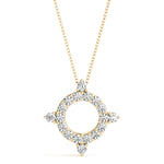 14kt White Gold 1/3 ct TW SI2 H-I Diamond Pendant