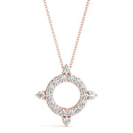 14kt White Gold 1/3 ct TW SI2 H-I Diamond Pendant