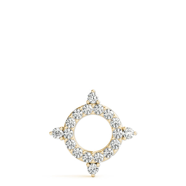 14kt White Gold 1/3 ct TW SI2 H-I Diamond Pendant