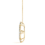 14kt White Gold 1/3 ct TW SI2 H-I Diamond Pendant